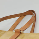 LOUIS VUITTON Monogram Vernis Columbus Tote Bag Beige M91023 LV Auth ep10083-8