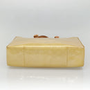 LOUIS VUITTON Monogram Vernis Columbus Tote Bag Beige M91023 LV Auth ep10083-5