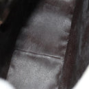 GUCCI Hand Bag Patent leather 2way Silver Brown 000 2058 0504 5 Auth ep10087-11