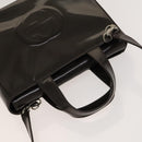 GUCCI Hand Bag Patent leather 2way Silver Brown 000 2058 0504 5 Auth ep10087-6