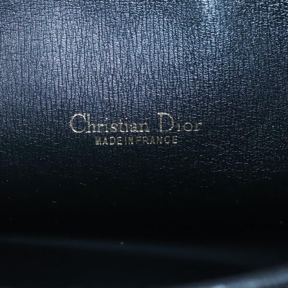 Christian Dior Trotter Canvas Clutch Bag Black Auth ep10093