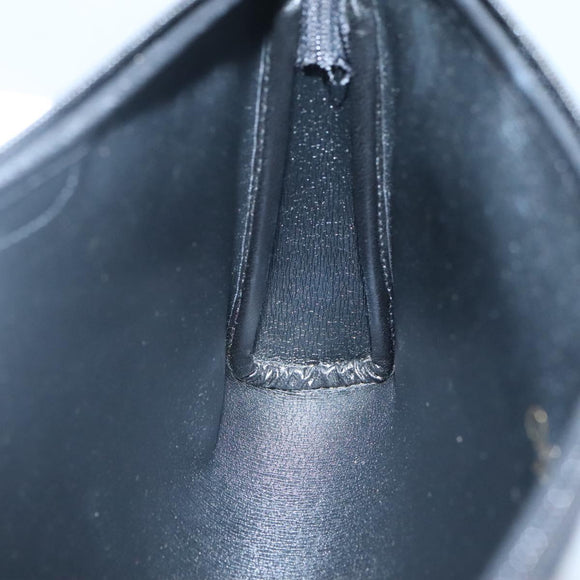 Christian Dior Trotter Canvas Clutch Bag Black Auth ep10093