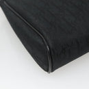 Christian Dior Trotter Canvas Clutch Bag Black Auth ep10093-9
