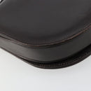 CELINE Shoulder Bag Leather Brown Gold Auth ep10103-18