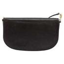 CELINE Shoulder Bag Leather Brown Gold Auth ep10103-2