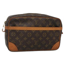 LOUIS VUITTON Monogram Compiegne 28 Clutch Bag M51845 LV Auth ep10111-1
