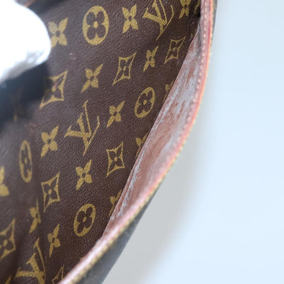LOUIS VUITTON Monogram Compiegne 28 Clutch Bag M51845 LV Auth ep10111