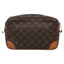 LOUIS VUITTON Monogram Compiegne 28 Clutch Bag M51845 LV Auth ep10111-2