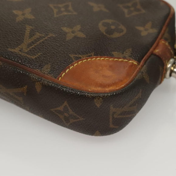 LOUIS VUITTON Monogram Marly Dragonne PM Clutch Bag M51827 LV Auth ep10117