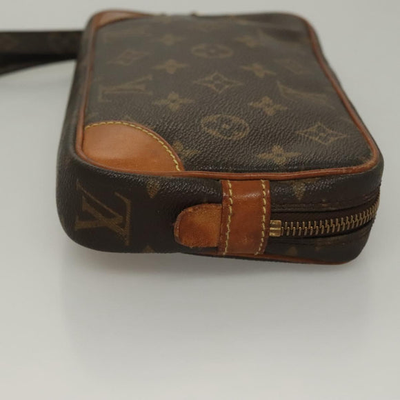 LOUIS VUITTON Monogram Marly Dragonne PM Clutch Bag M51827 LV Auth ep10117
