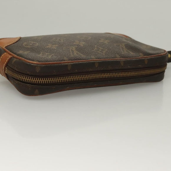 LOUIS VUITTON Monogram Marly Dragonne PM Clutch Bag M51827 LV Auth ep10117