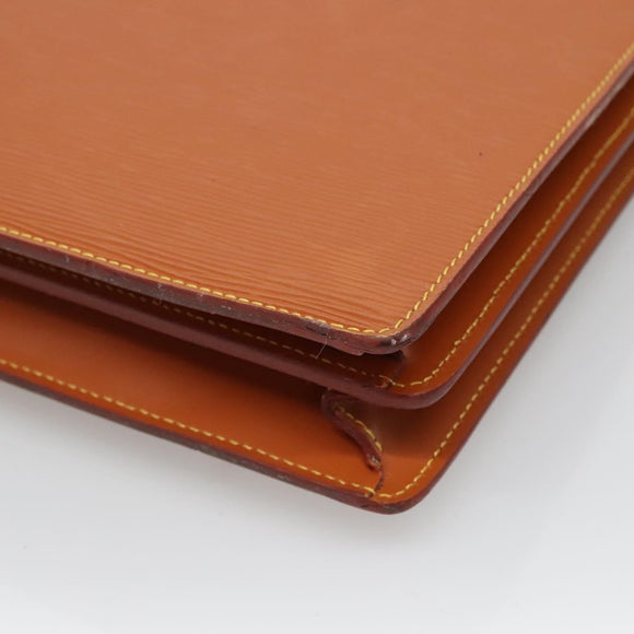 LOUIS VUITTON Epi Serviette Conseiller Zipangu Gold M54428 LV Auth ep10133