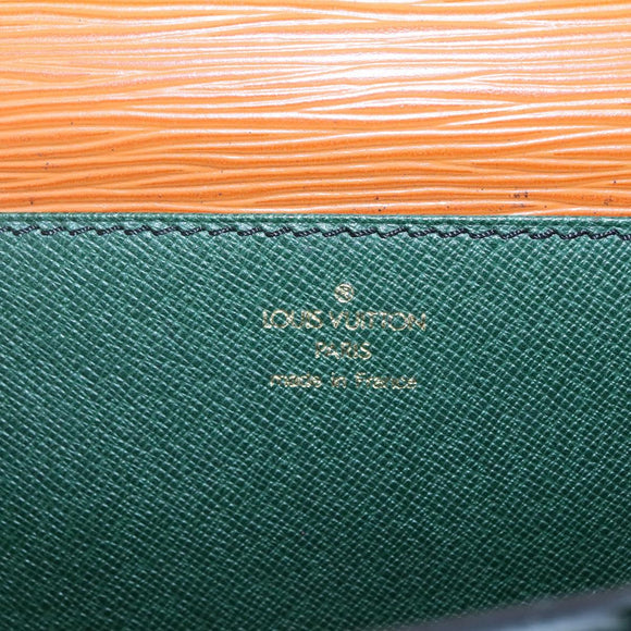 LOUIS VUITTON Epi Serviette Conseiller Zipangu Gold M54428 LV Auth ep10133