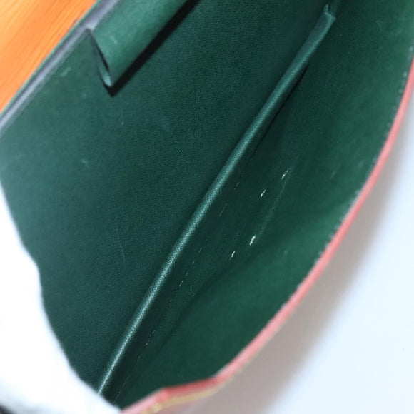 LOUIS VUITTON Epi Serviette Conseiller Zipangu Gold M54428 LV Auth ep10133