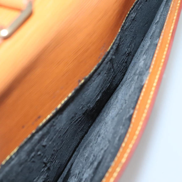 LOUIS VUITTON Epi Serviette Conseiller Zipangu Gold M54428 LV Auth ep10133