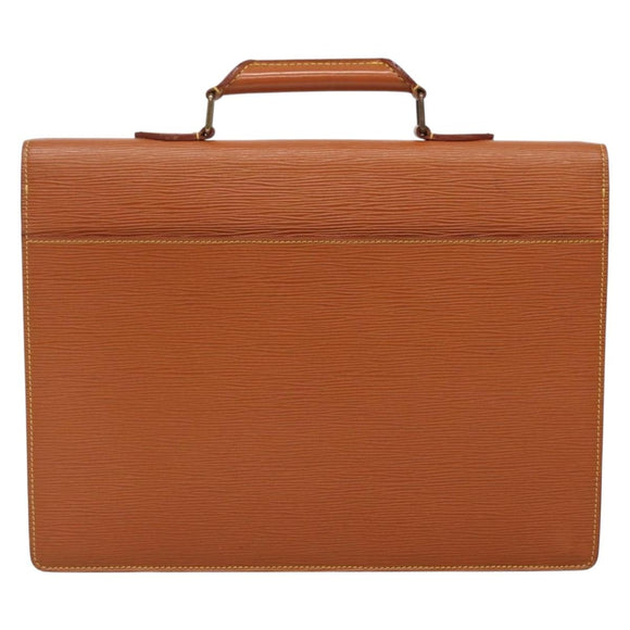 LOUIS VUITTON Epi Serviette Conseiller Zipangu Gold M54428 LV Auth ep10133