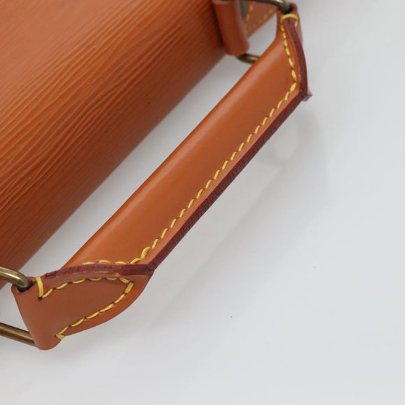 LOUIS VUITTON Epi Serviette Conseiller Zipangu Gold M54428 LV Auth ep10133