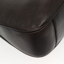 GUCCI Bamboo Hand Bag Leather 2way Black Gold 001 1577 Auth ep10141-14