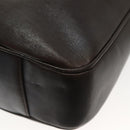 GUCCI Bamboo Hand Bag Leather 2way Black Gold 001 1577 Auth ep10141-15