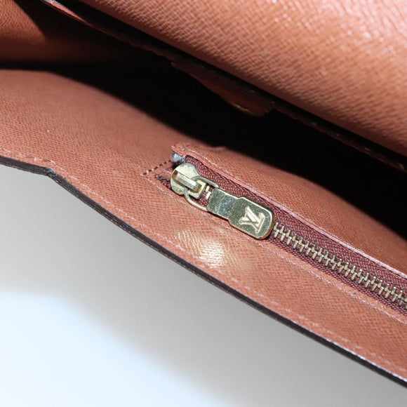 LOUIS VUITTON Monogram Porte Documents Bandouliere Bag M53338 Auth ep10146