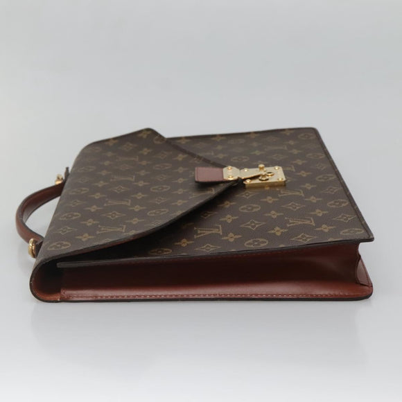 LOUIS VUITTON Monogram Porte Documents Bandouliere Bag M53338 Auth ep10146