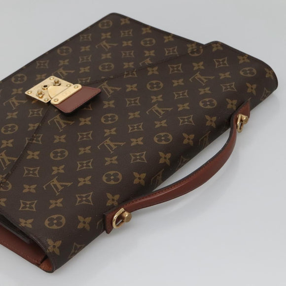 LOUIS VUITTON Monogram Porte Documents Bandouliere Bag M53338 Auth ep10146