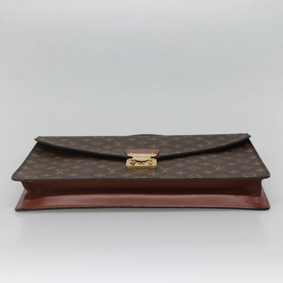 LOUIS VUITTON Monogram Porte Documents Bandouliere Bag M53338 Auth ep10146