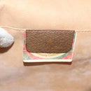 GUCCI GG Supreme Web Sherry Line Clutch Bag PVC Beige Red 89 01 030 Auth ep10148-14