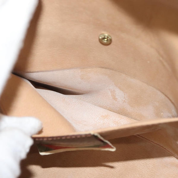 GUCCI GG Supreme Web Sherry Line Clutch Bag PVC Beige Red 89 01 030 Auth ep10148