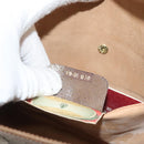 GUCCI GG Supreme Web Sherry Line Clutch Bag PVC Beige Red 89 01 030 Auth ep10148-19