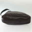 GUCCI Bamboo Hand Bag Leather 2way Gold Black 001 2123 1577 Auth ep10149-5