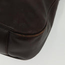 GUCCI Bamboo Hand Bag Leather 2way Gold Black 001 2123 1577 Auth ep10149-17