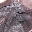 GUCCI Bamboo Hand Bag Leather 2way Gold Black 001 2123 1577 Auth ep10149-21