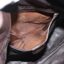 GUCCI Bamboo Hand Bag Leather 2way Gold Black 001 2123 1577 Auth ep10149-11