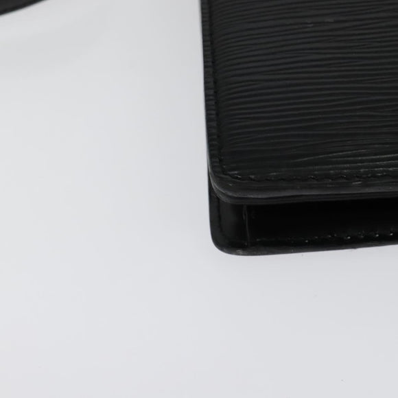 LOUIS VUITTON Epi Capuchin Shoulder Bag Black M52342 LV Auth ep10154