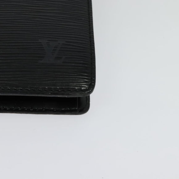 LOUIS VUITTON Epi Capuchin Shoulder Bag Black M52342 LV Auth ep10154