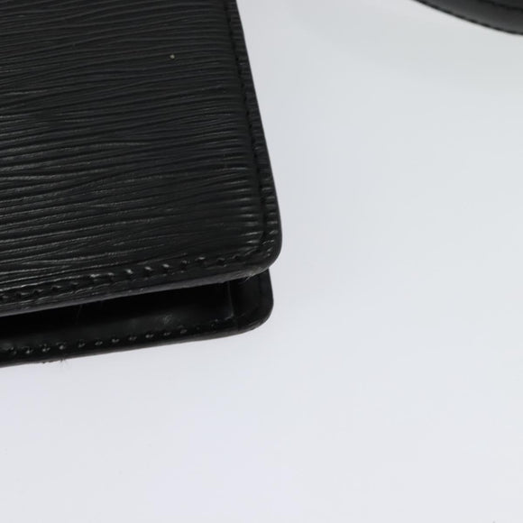 LOUIS VUITTON Epi Capuchin Shoulder Bag Black M52342 LV Auth ep10154