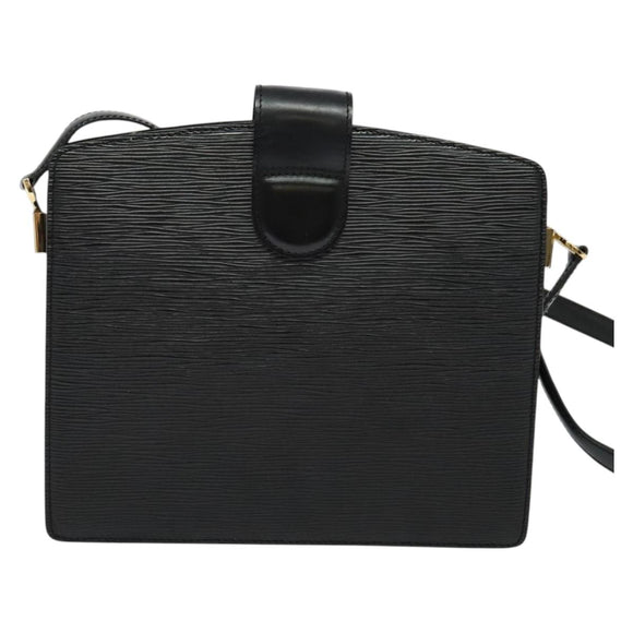 LOUIS VUITTON Epi Capuchin Shoulder Bag Black M52342 LV Auth ep10154