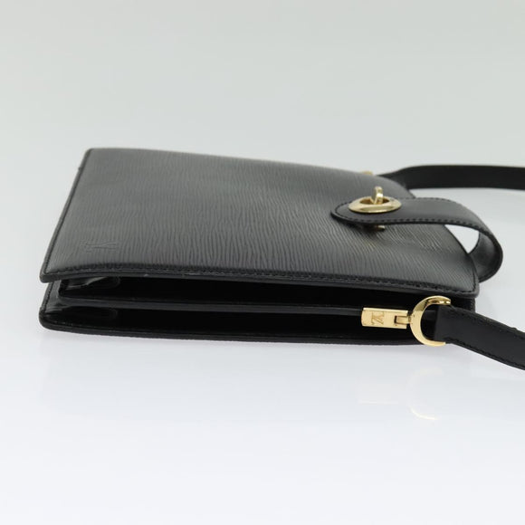 LOUIS VUITTON Epi Capuchin Shoulder Bag Black M52342 LV Auth ep10154