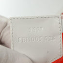 FENDI Zucchino Tote Bag Vinyl Red White Auth ep10155-12