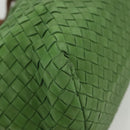 BOTTEGA VENETA INTRECCIATO Hand Bag Leather Green 169759 Auth ep10161-9