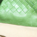 BOTTEGA VENETA INTRECCIATO Hand Bag Leather Green 169759 Auth ep10161-17