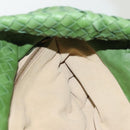 BOTTEGA VENETA INTRECCIATO Hand Bag Leather Green 169759 Auth ep10161-19