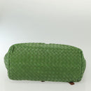 BOTTEGA VENETA INTRECCIATO Hand Bag Leather Green 169759 Auth ep10161-5