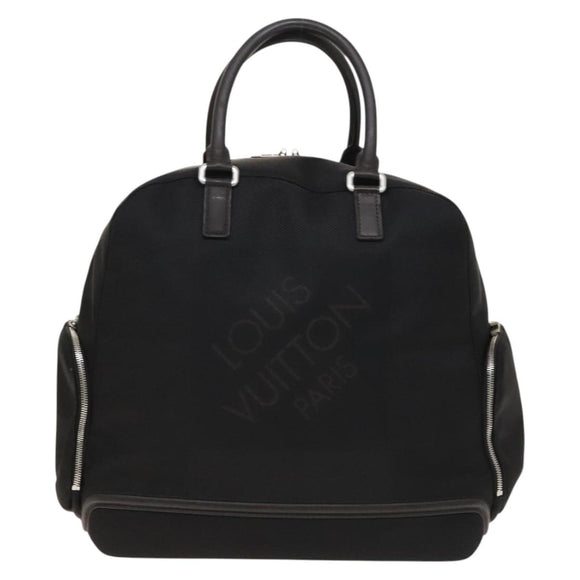 LOUIS VUITTON Damier Geant Avantulier Boston Bag Black M93062 LV Auth ep10164