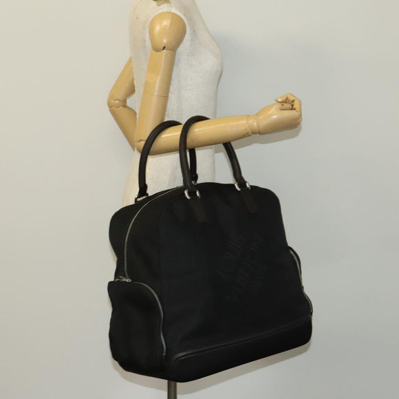 LOUIS VUITTON Damier Geant Avantulier Boston Bag Black M93062 LV Auth ep10164