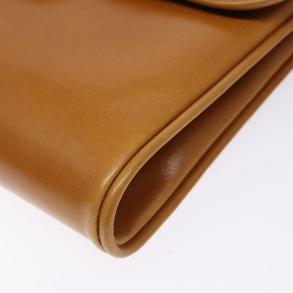 GUCCI Shoulder Bag Leather Brown Gold 004 056 0002 Auth ep10168