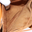 GUCCI Shoulder Bag Leather Brown Gold 004 056 0002 Auth ep10168-11