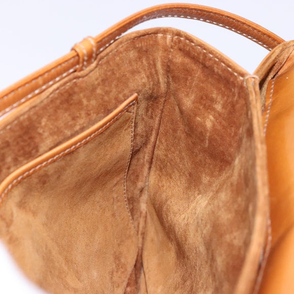 GUCCI Shoulder Bag Leather Brown Gold 004 056 0002 Auth ep10168