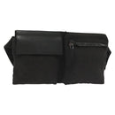 GUCCI GG Canvas Body Bag Black Silver 28566 Auth ep10174-1
